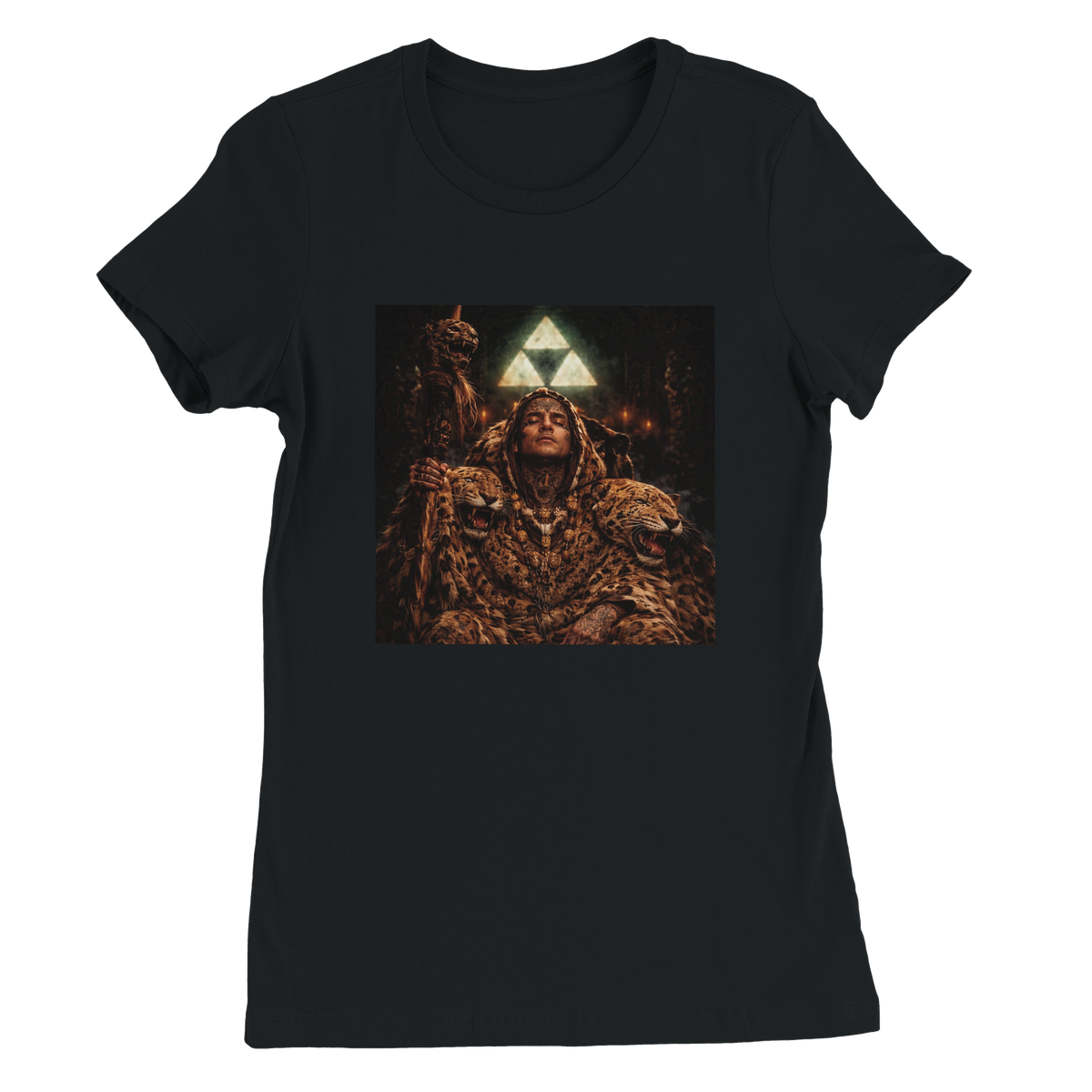 EL Jaguar: The Black Sun Ritual - Women’s Cut T-Shirt