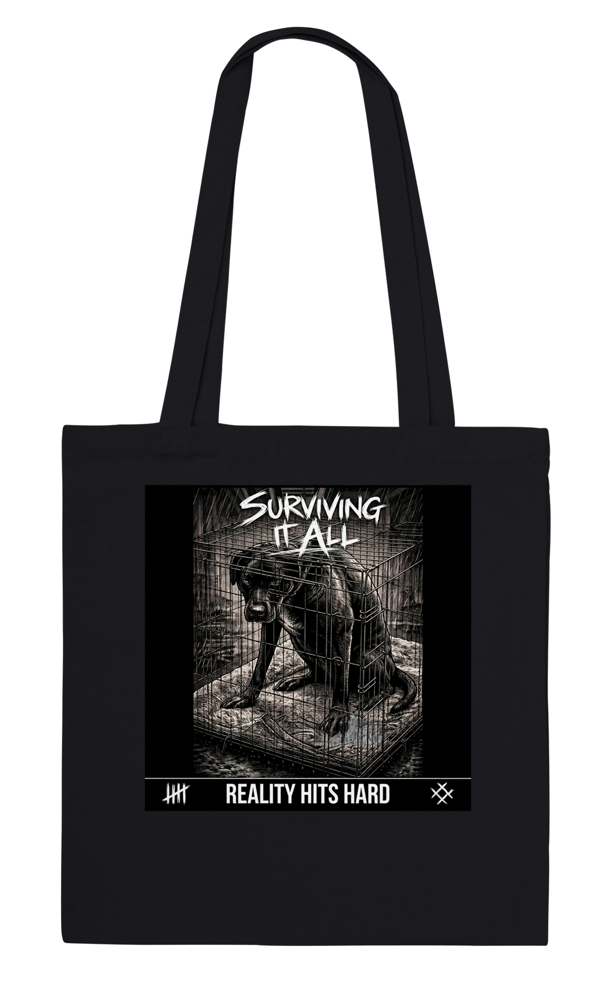 Reality hits hard - Tote bag