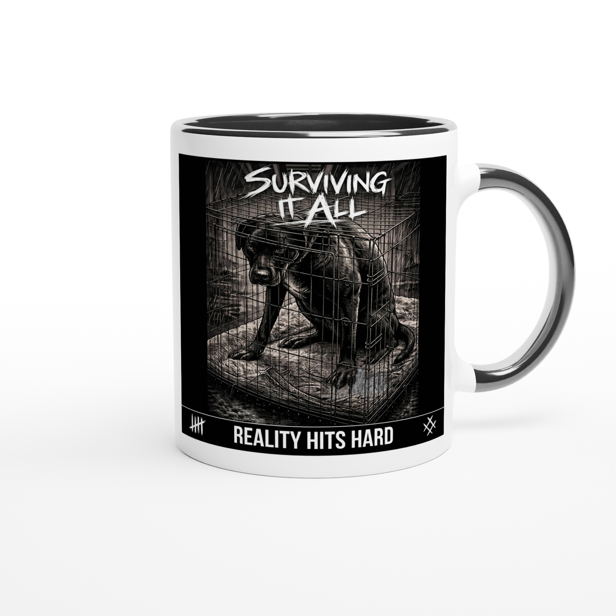 Reality hits hard - Ceramic Mug