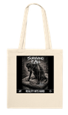 Reality hits hard - Tote bag