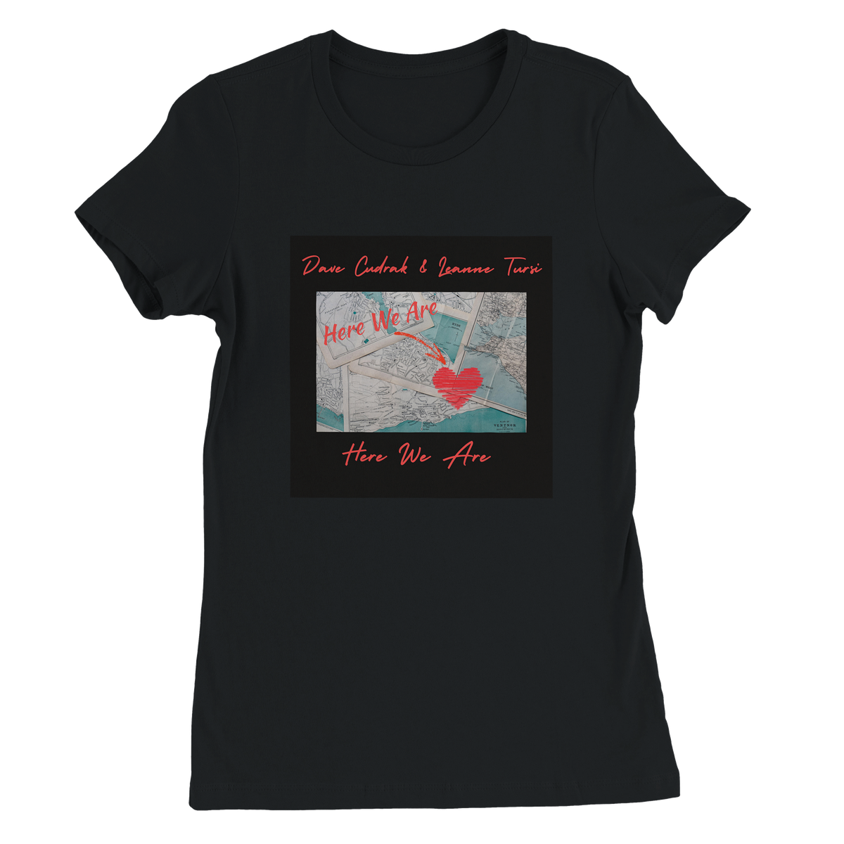 Here We Are (feat. Leanne Tursi) - Women’s Cut T-Shirt