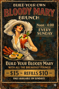 Build-Your-Own Bloody Mary Sunday Brunch