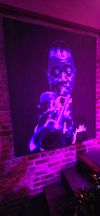 Louis Armstrong in Acrylic by Lomax, 3' x 5'