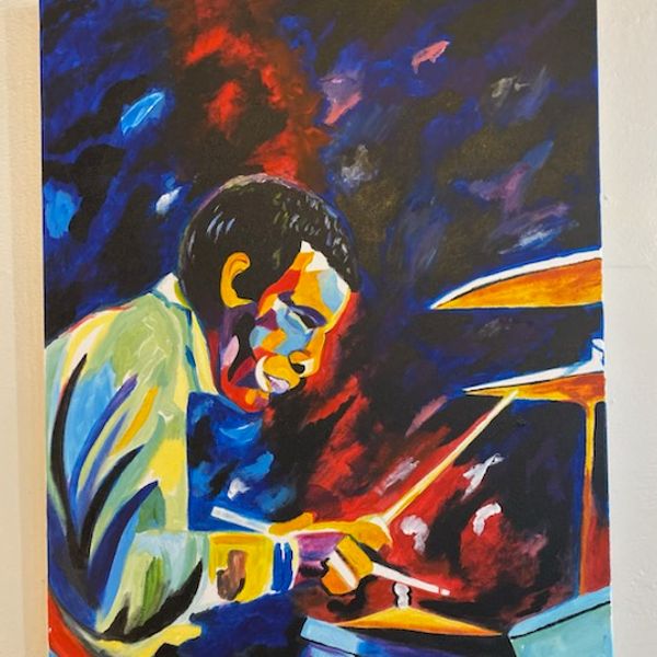 Buddy Rich, Acrylic 18" x 24" on Canvas