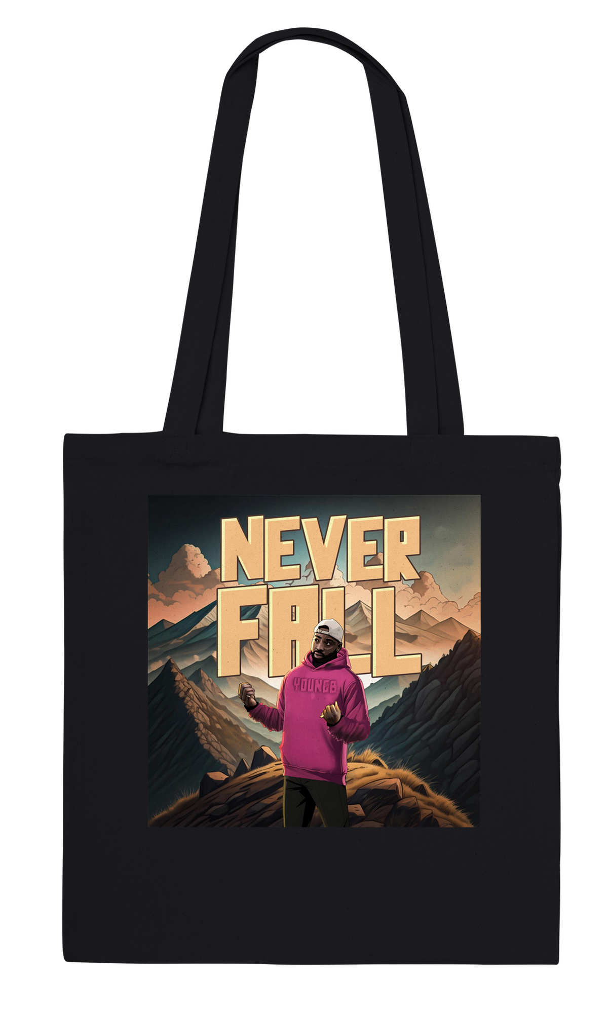 Never fall - Tote bag