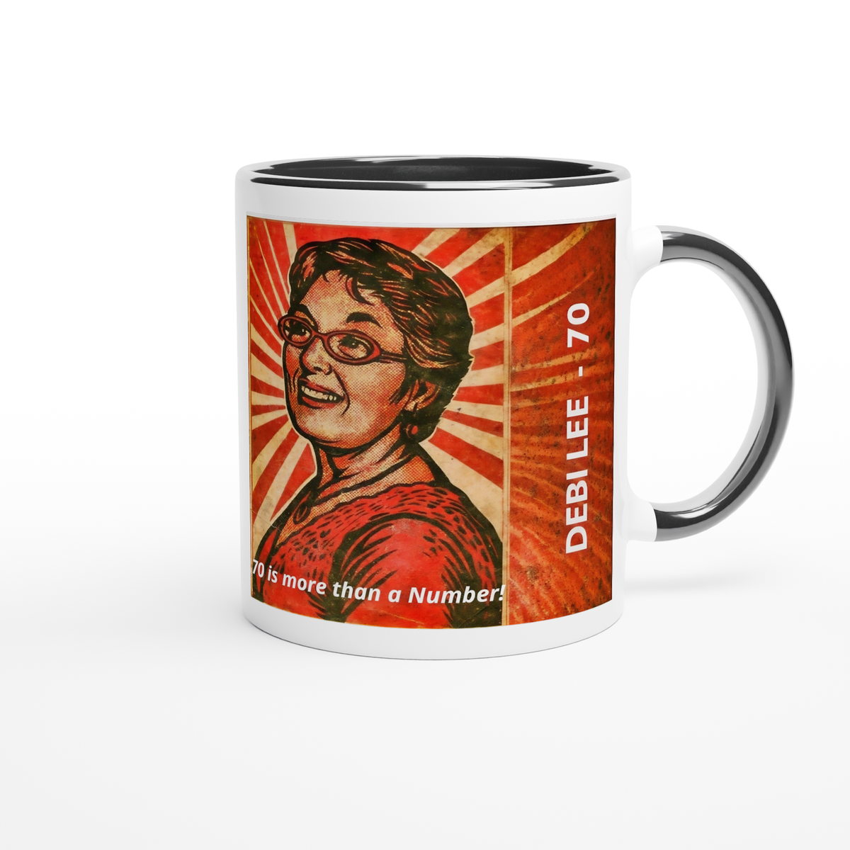 70 is more than a Number! - Ceramic Mug