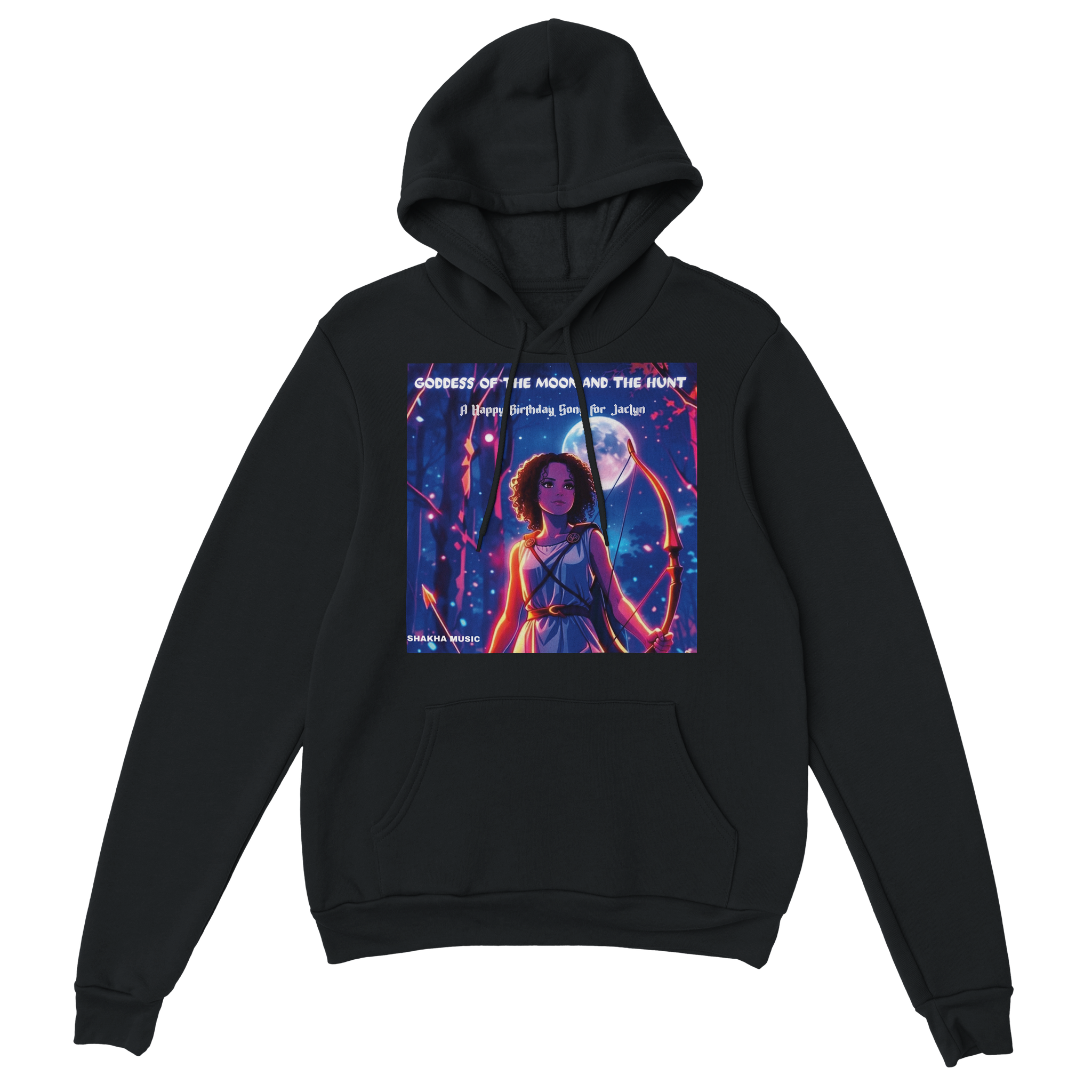 Goddess of the Moon and the Hunt: Jaclyn&#39;s Birthday Song - Classic Unisex Pullover Hoodie