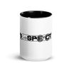 White Ceramic Mug with Sir Spect logo