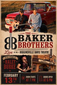 Baker Brothers with special guest Haley Burke and the Hawks 