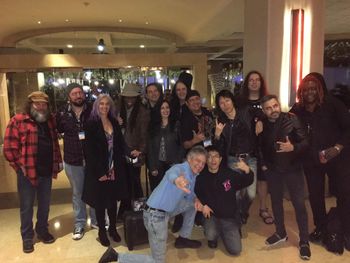 Knaggs party featuring Larry Mitchell at the Marriot in Anaheim for NAMM.
