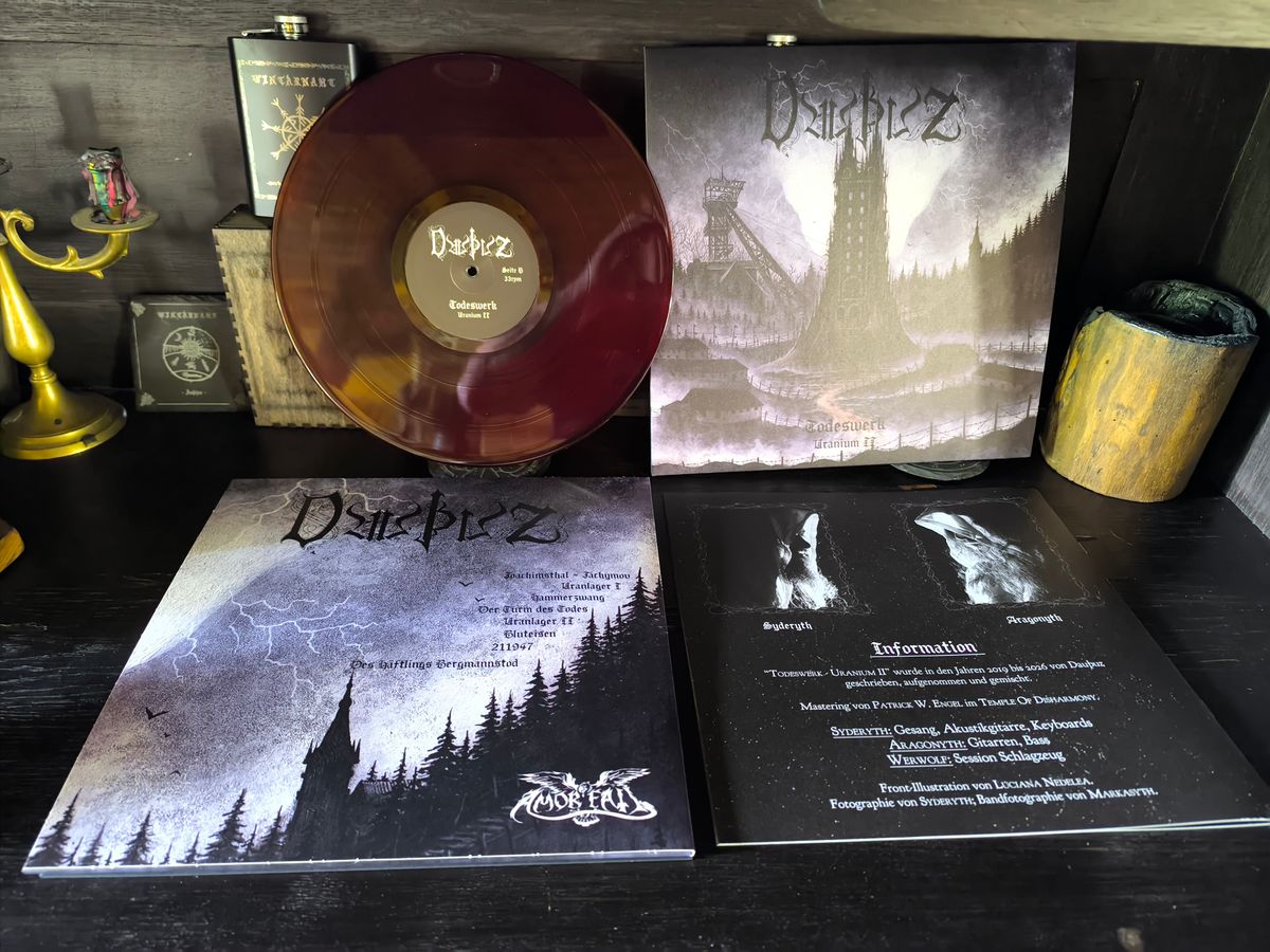 Todeswerk: Uranium II: LP red-black swirl | Dauþuz 