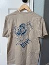 Cat and Surfer Shirt - Cream