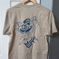 Cat and Surfer Shirt - Cream