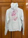 Cat and Surfer Hoodie - Heather Gray