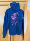 Cat and Surfer Hoodie - Navy