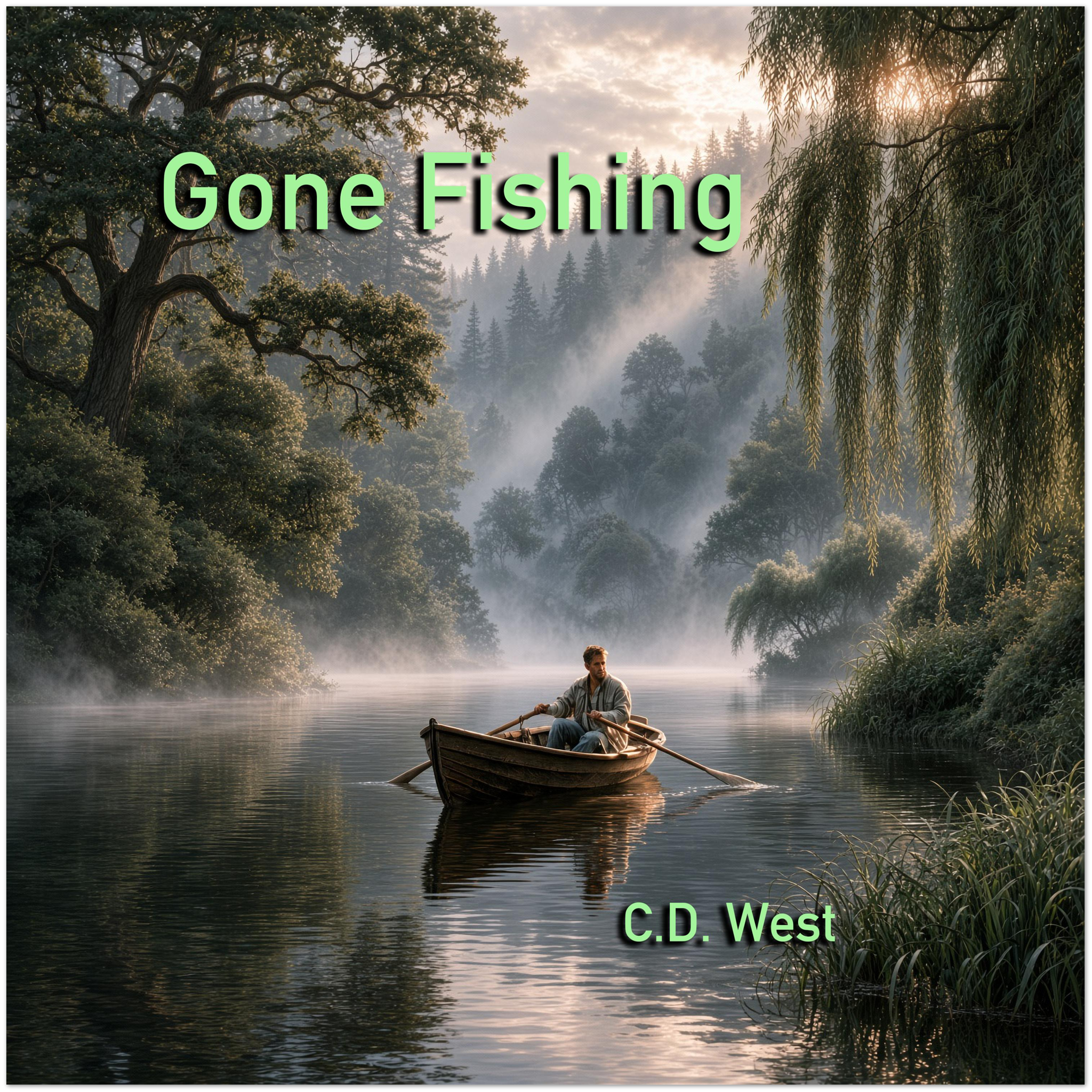 Gone Fishing - Fine Art Poster
