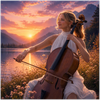 Romantic Cello Covers, Vol. 1 - Fine Art Poster