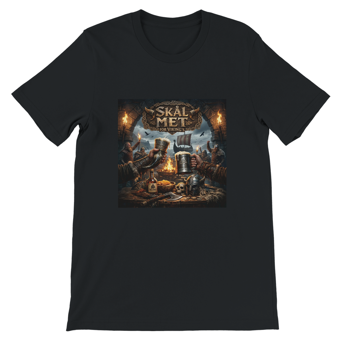 Skål Met for Vikings - Unisex T-Shirt