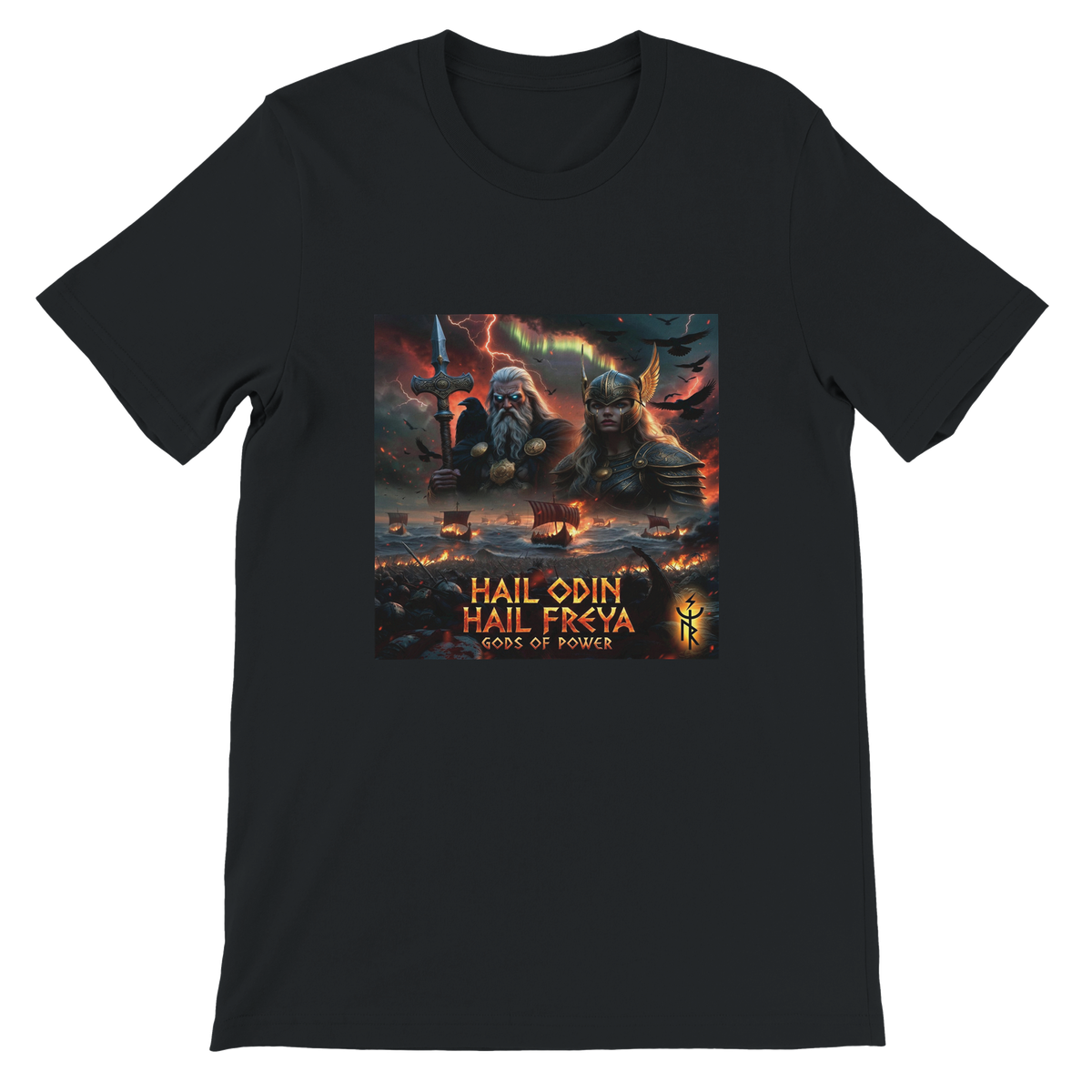 Hail Odin Hail Freya (Gods of Power) - Unisex T-Shirt