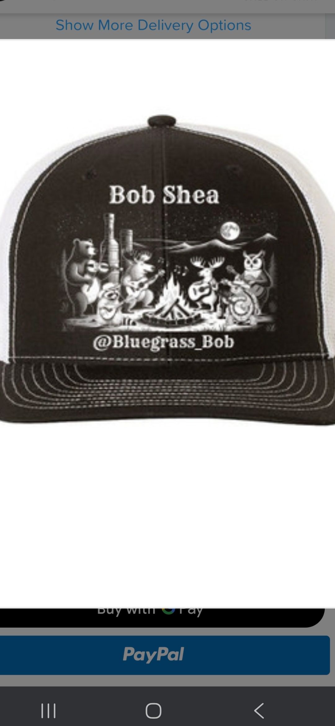 Bob Shea- Bluegrass Animal Jam Hat