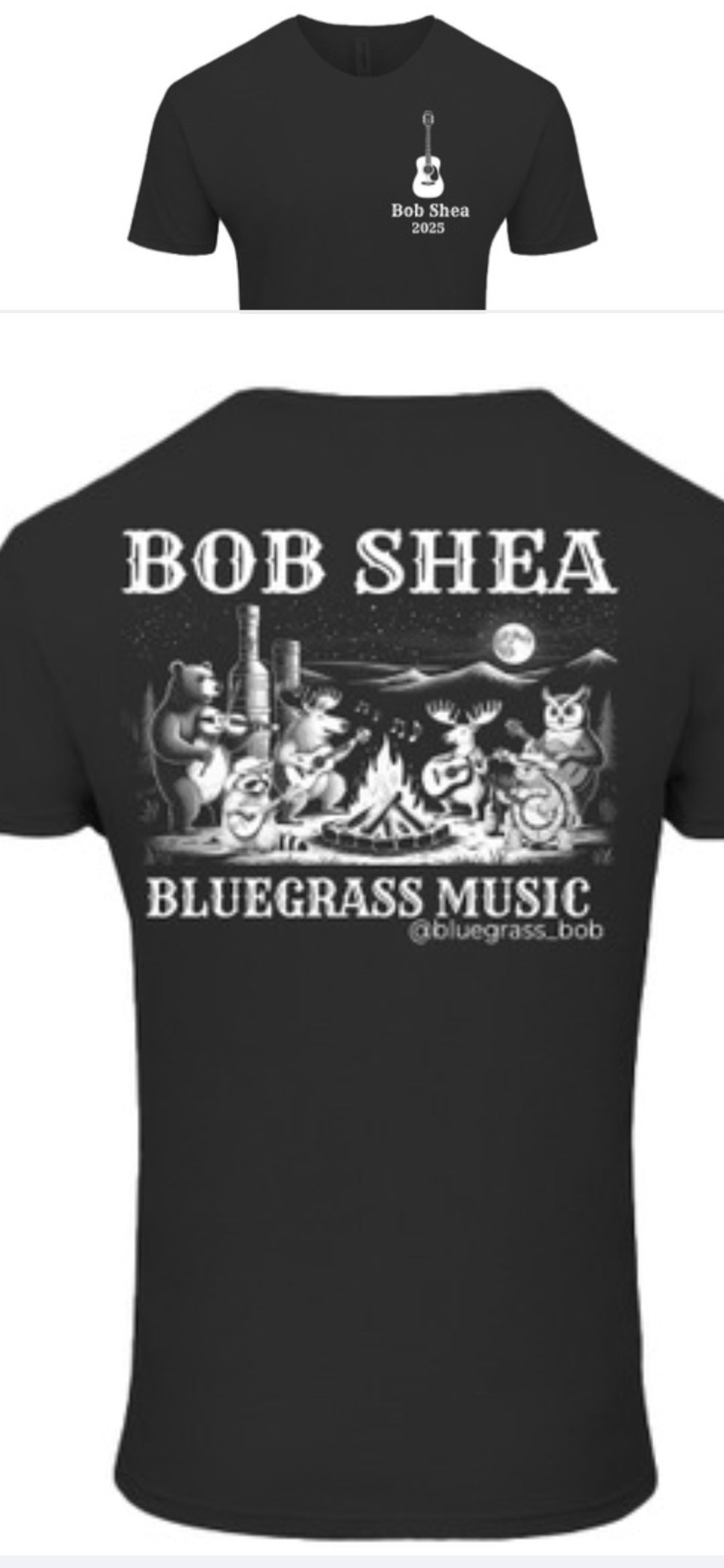 Bob Shea -Bluegrass Animal Jam T- Shirt