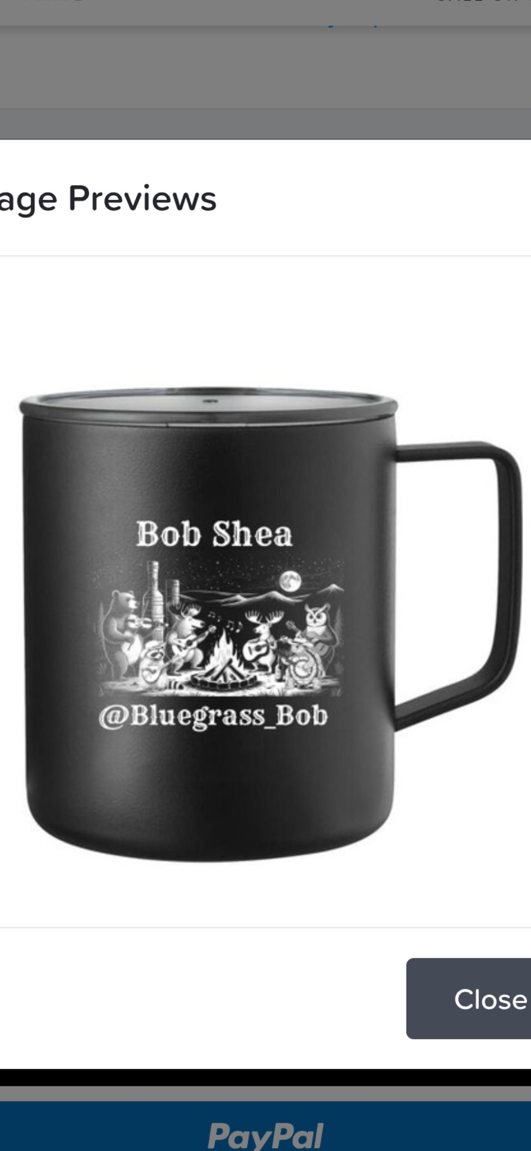 Bob Shea- Bluegrass Animal Jam Mug