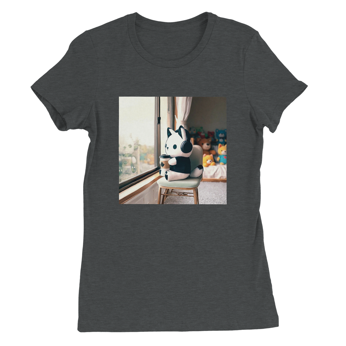 Café On The Balcony - Women’s Cut T-Shirt