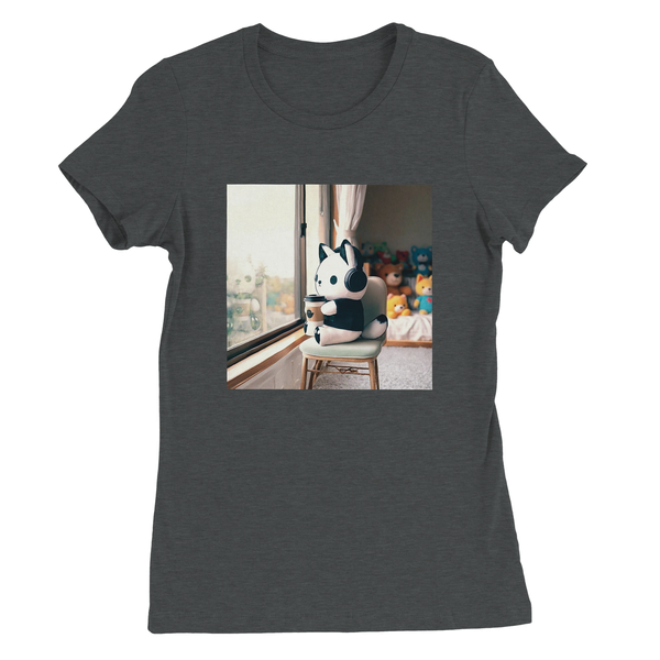 Café On The Balcony - Women’s Cut T-Shirt