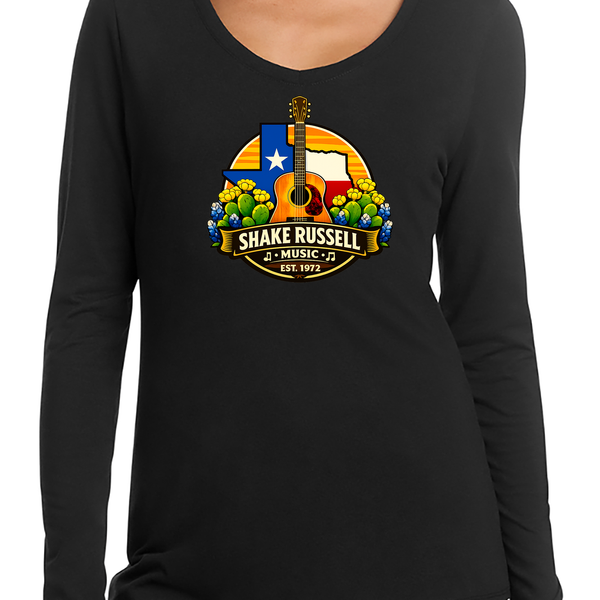 Women's Long Sleeve V-Neck Tee