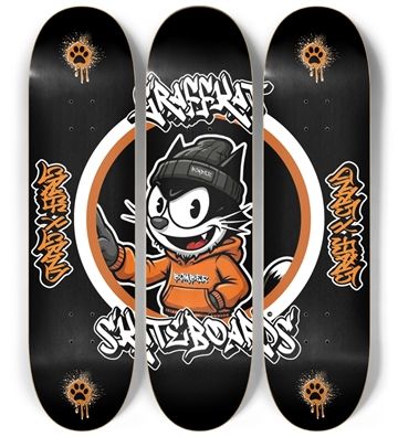 GRAFFKAT Skateboard Wall Art Series