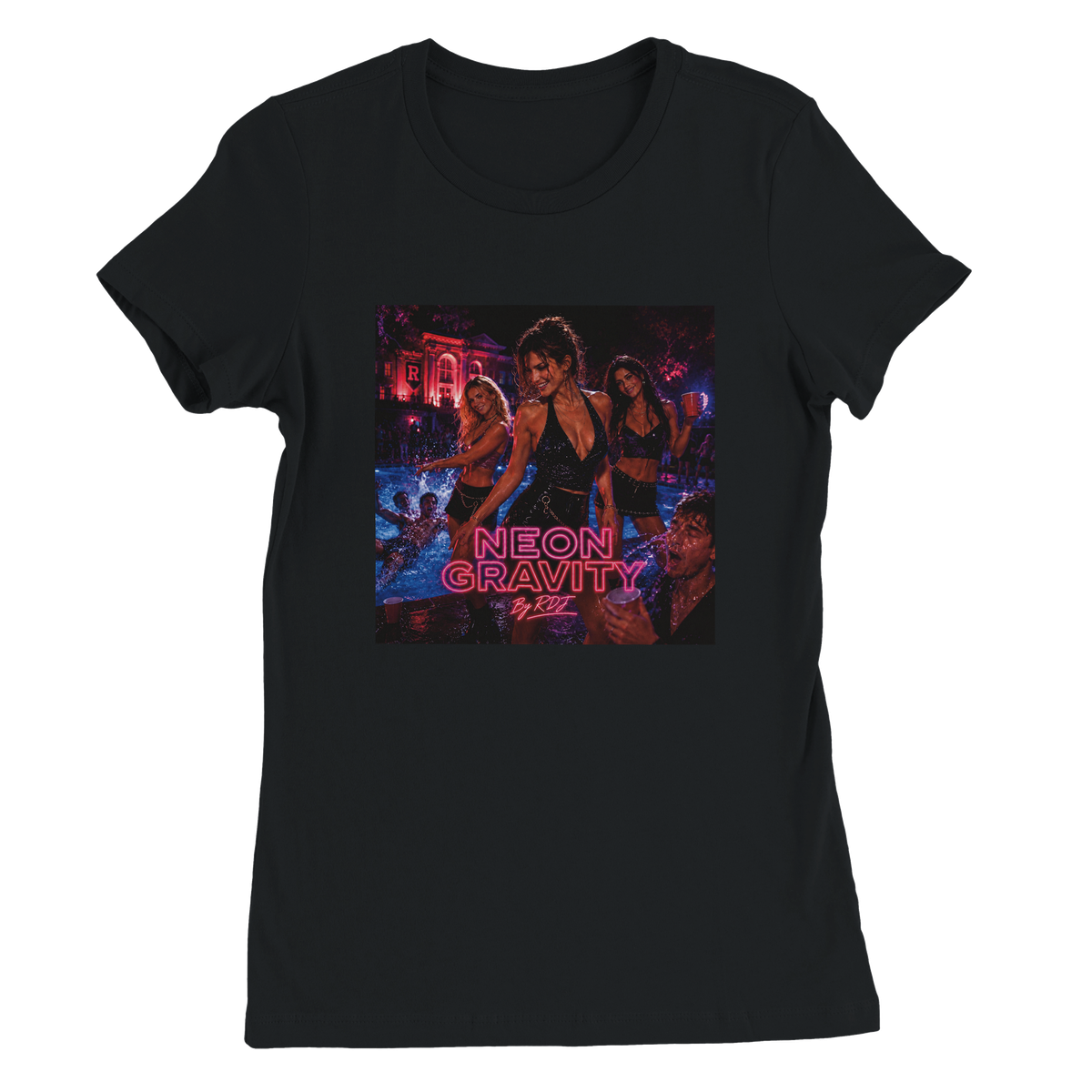 Neon Gravity - Women’s Cut T-Shirt