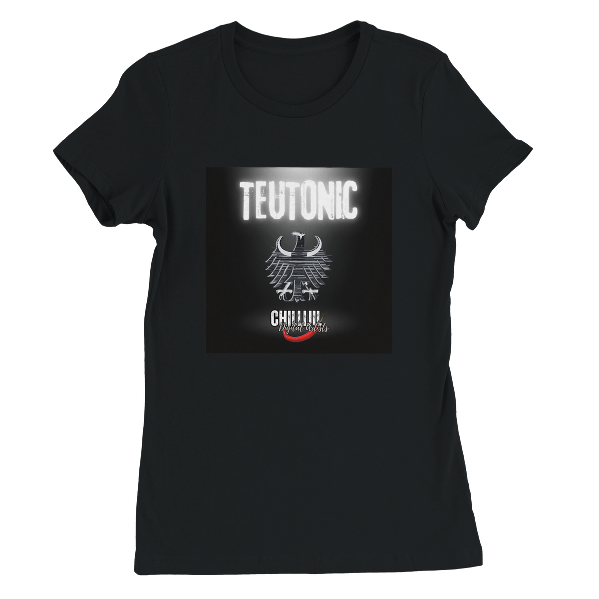 CHILLIJIL TEUTONIC (german House) - Women’s Cut T-Shirt