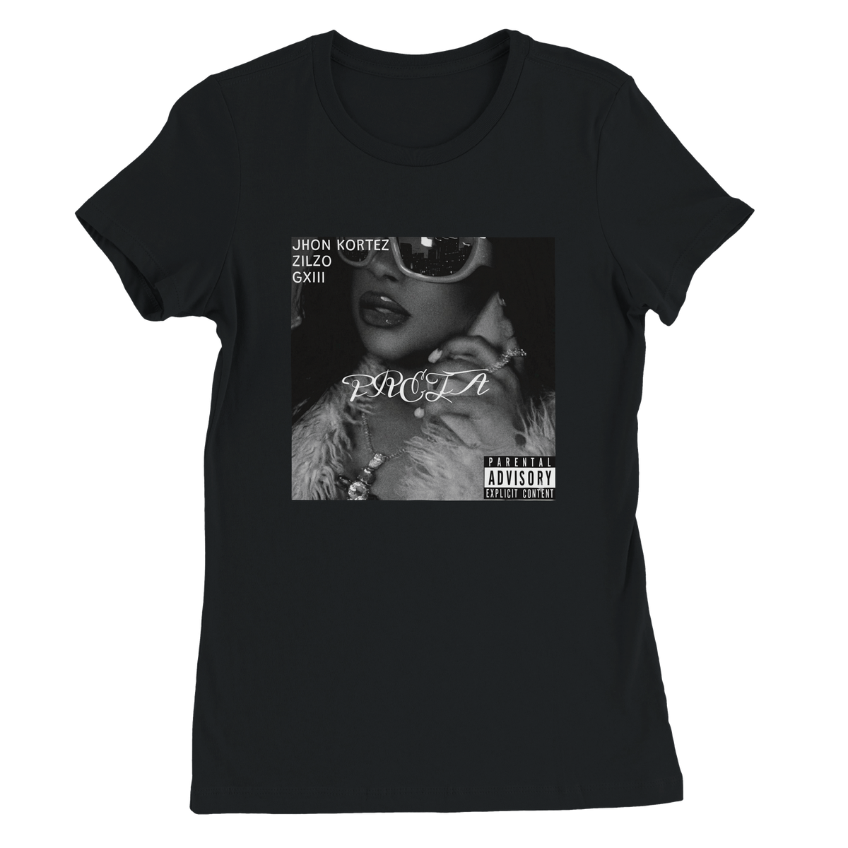 PRETA (feat. Jhon kortez & GXIII) - Women’s Cut T-Shirt