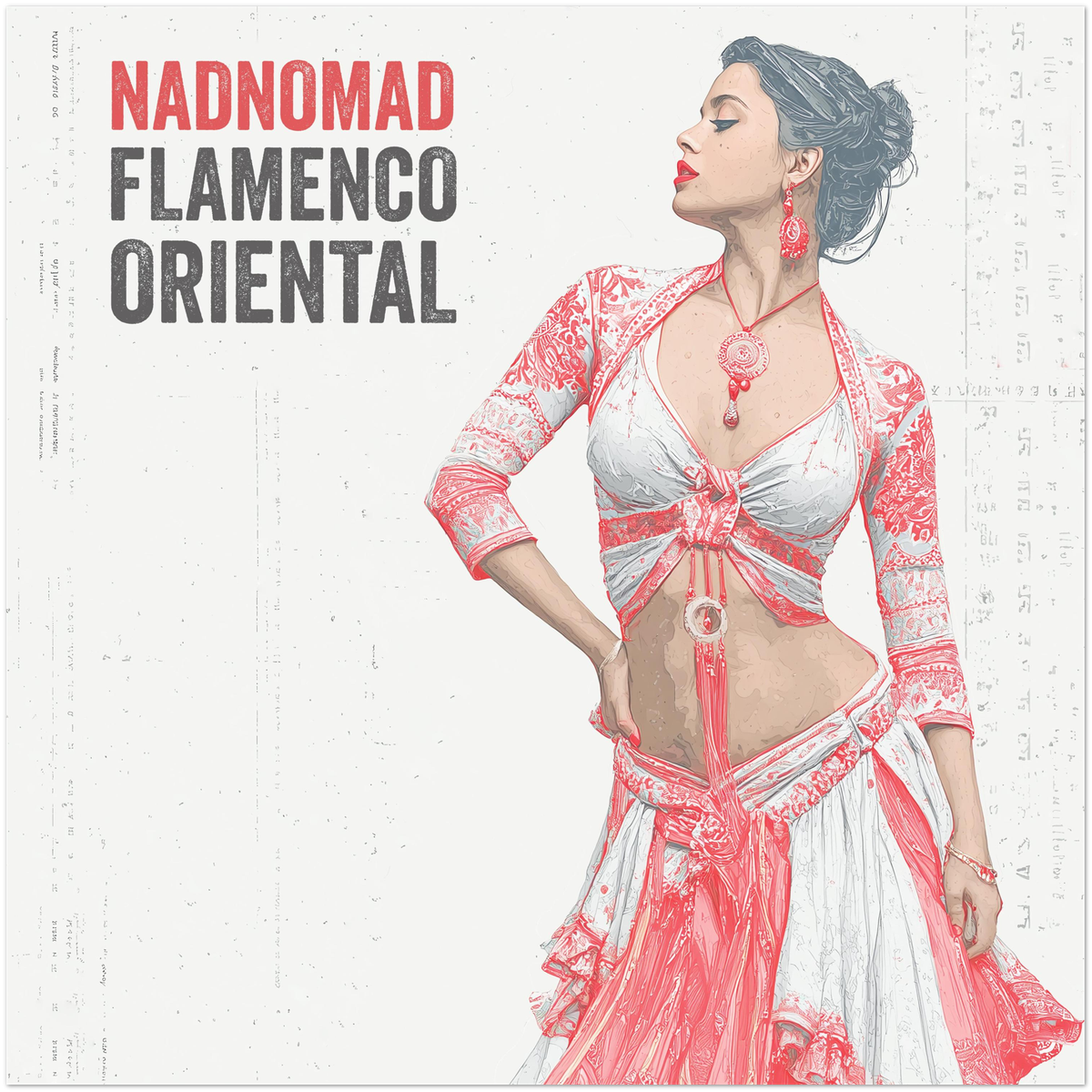 Flamenco Oriental - Fine Art Poster