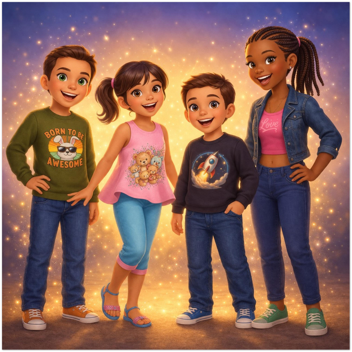 BEST FRIENDS FOREVERR - Fine Art Poster