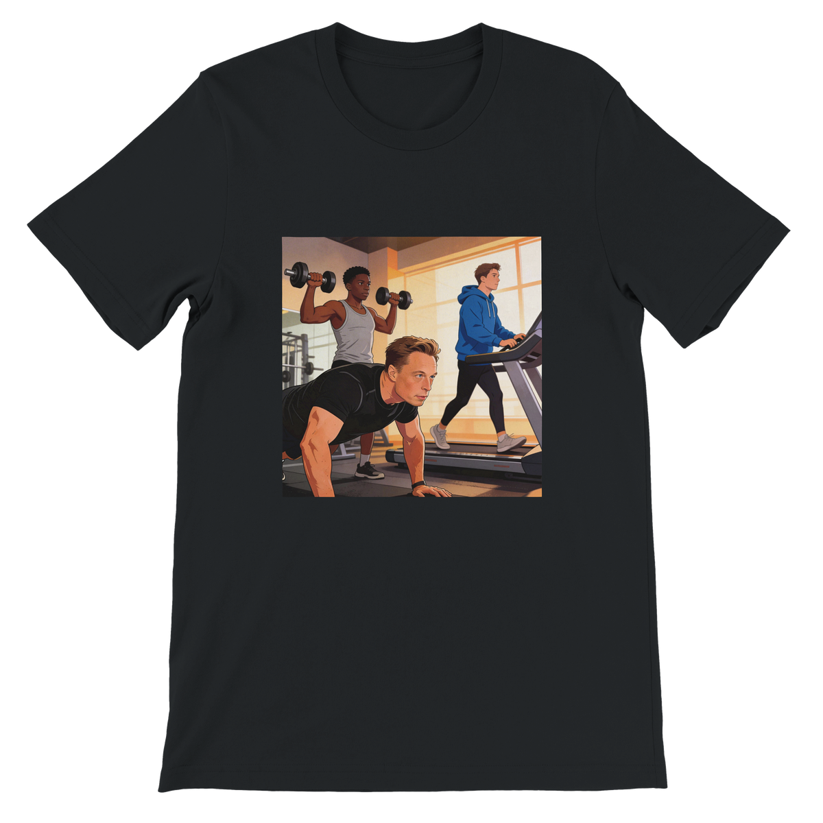I just want to workout with Elon - Unisex T-Shirt