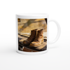 Boots on the Dashboard - Ceramic Mug