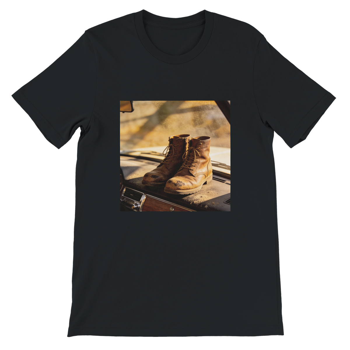 Boots on the Dashboard - Unisex T-Shirt