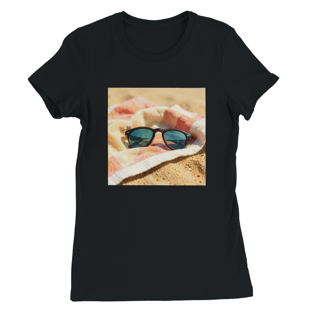 On the Beach with you - Women’s Cut T-Shirt