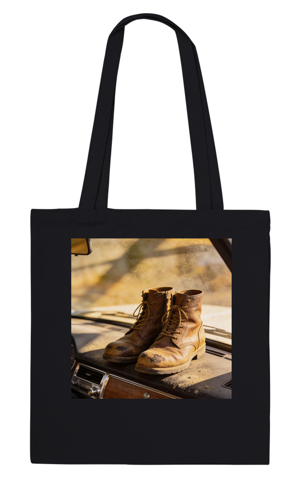 Boots on the Dashboard - Tote bag