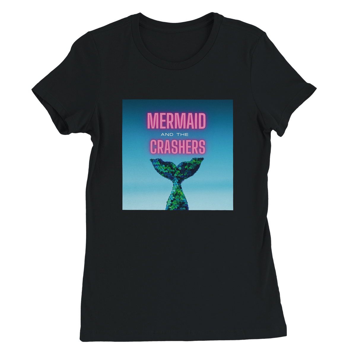 Mermaid and The Crashers - Women’s Cut T-Shirt