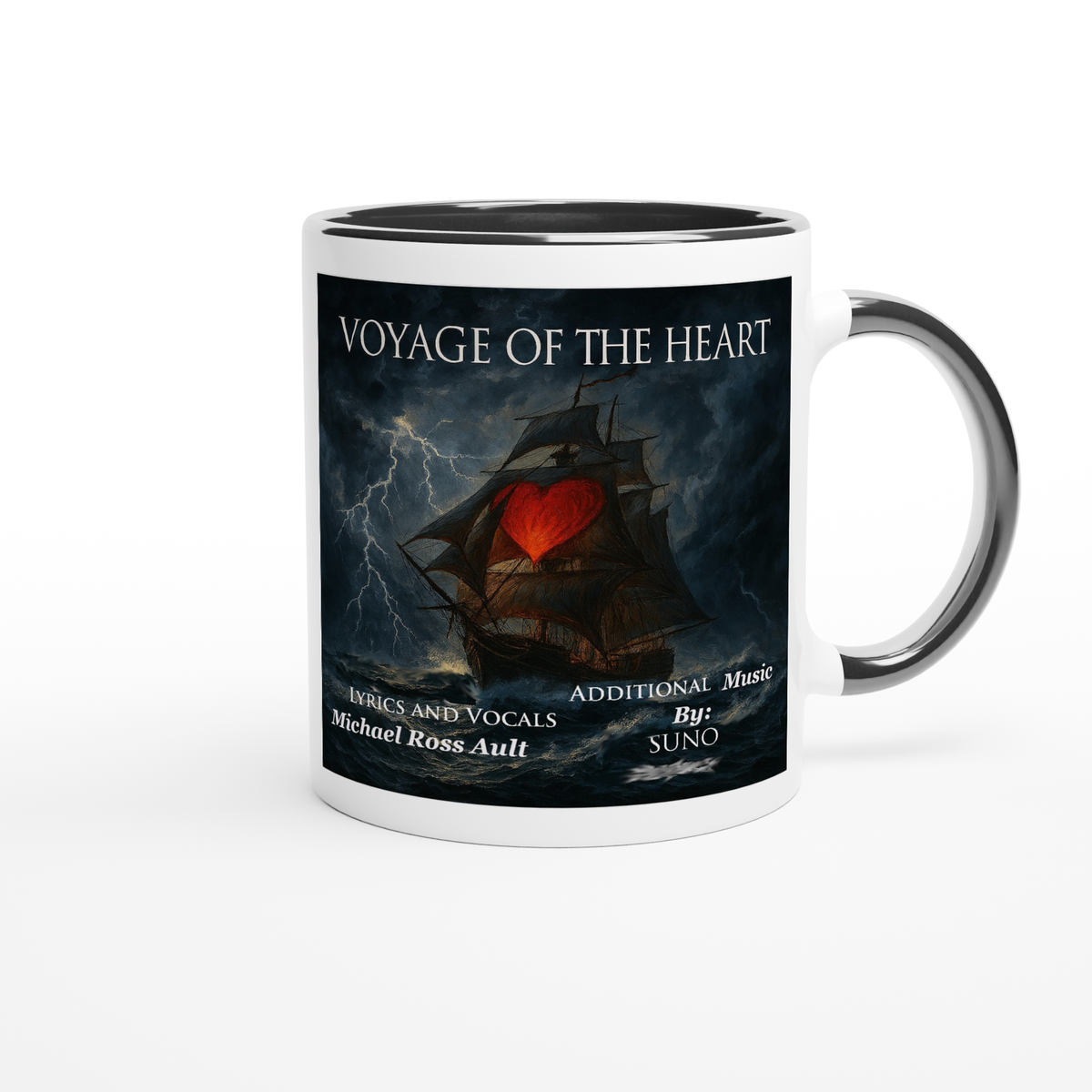 Voyage of the Heart (Remix with Mike Ault Vocal and Guitar) - Ceramic Mug