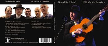 Outside design of the CD All I Want Is Freedom. Left photo by Lea Bach, right photo by Ratko Mavar.
