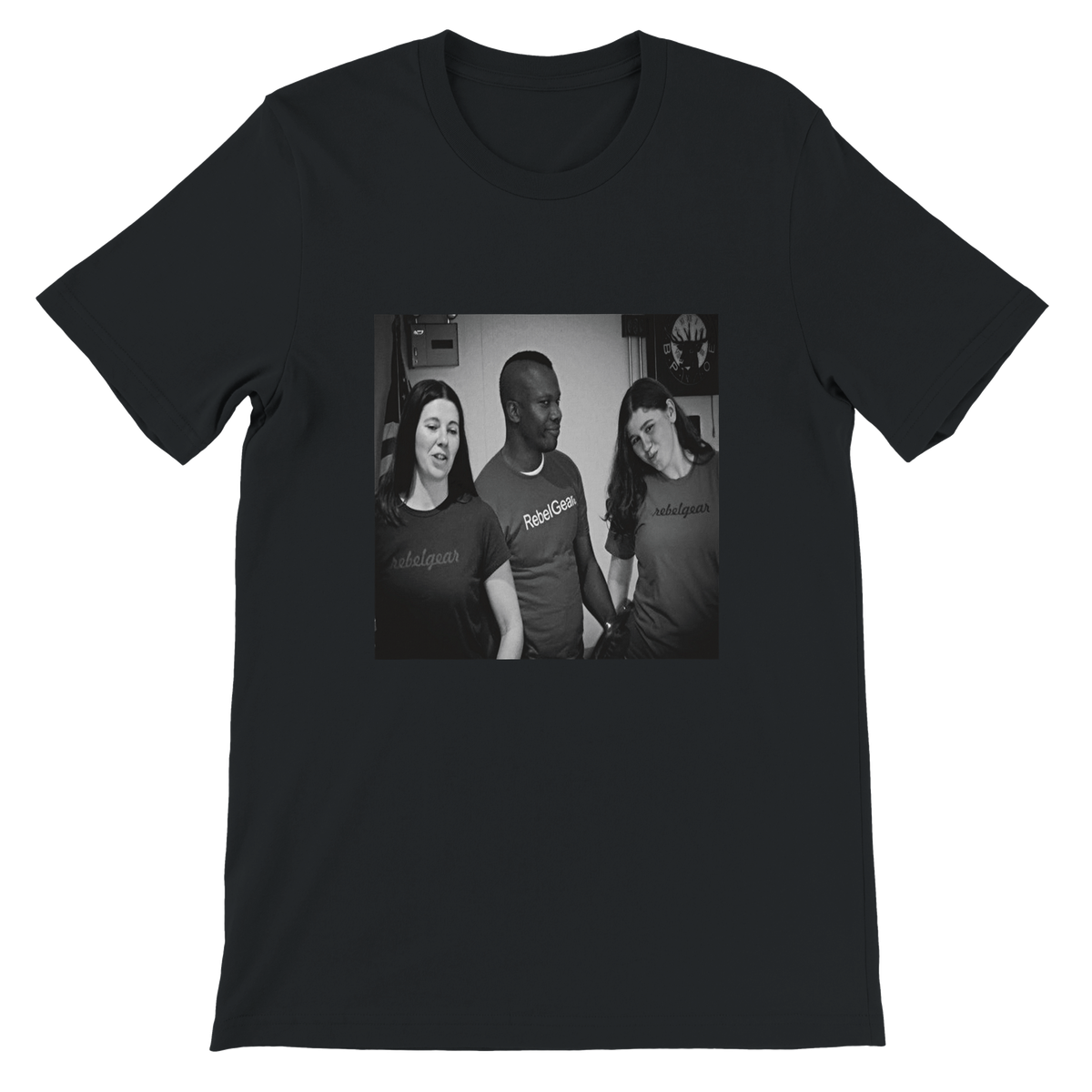 Rebelgear Black And White And Rebelgear White And Black- Unisex T-Shirt
