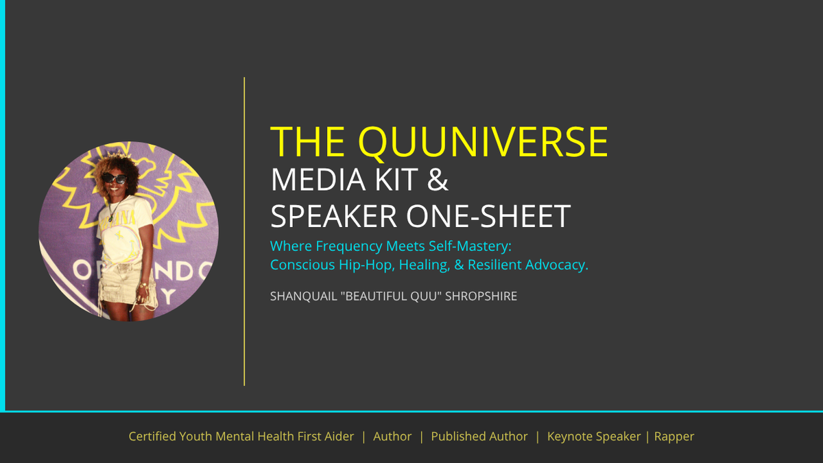 Shanquail Shropshire | Transformational Speaker, Trauma‑Informed Mentor & Youth Mental Health Advocate | Now Booking