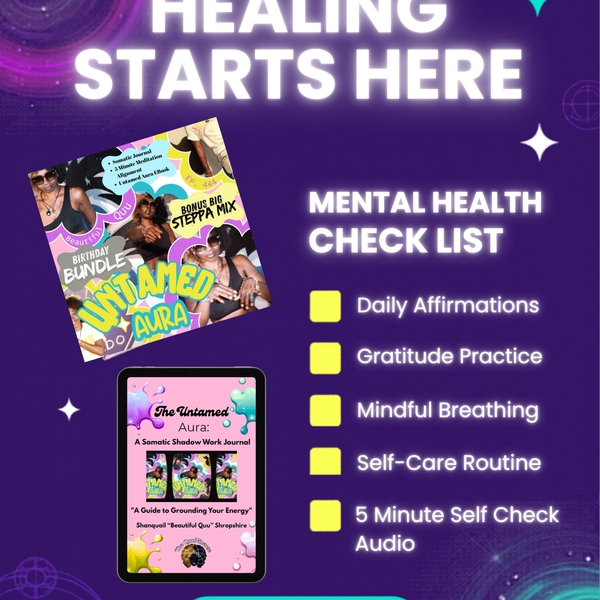 Untamed Aura Self-Mastery Journal & Audio Wellness Guide Bundle