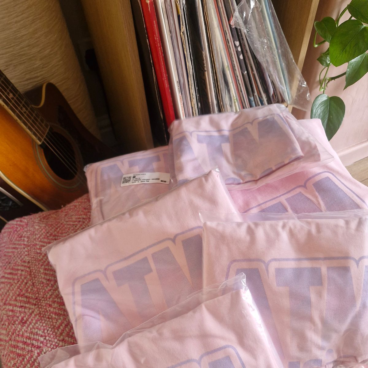 Organic Cotton Pink Tee ATM Logo