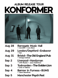 Konformer Live with support from ATM Musick + Jason Boardman (DJ)