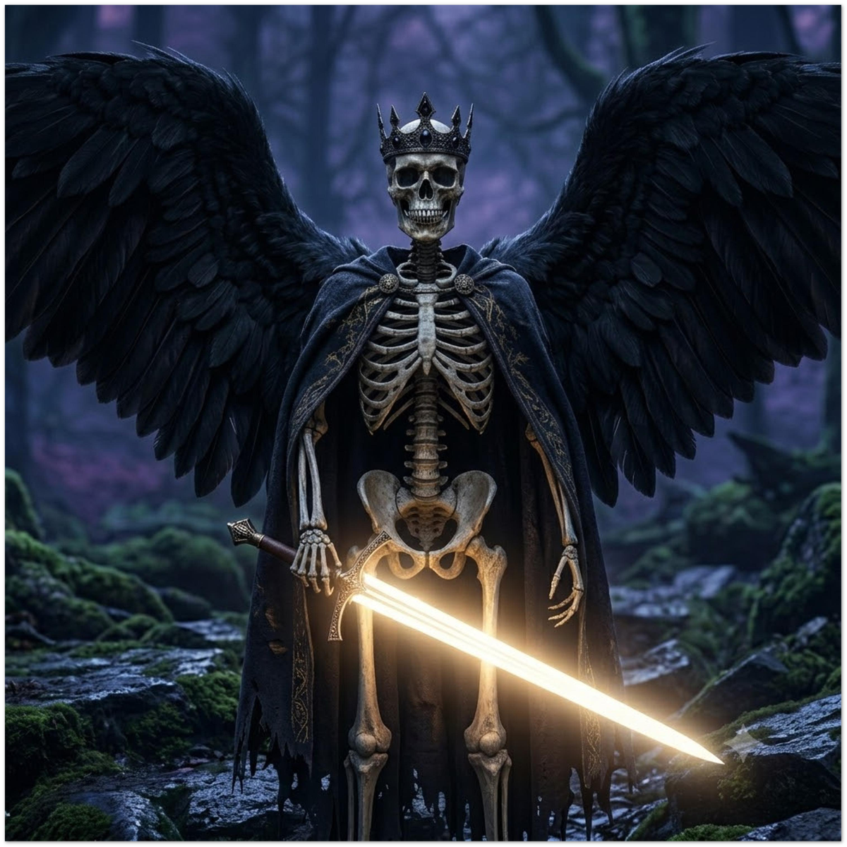 The Angel Of Death - Fine Art Poster