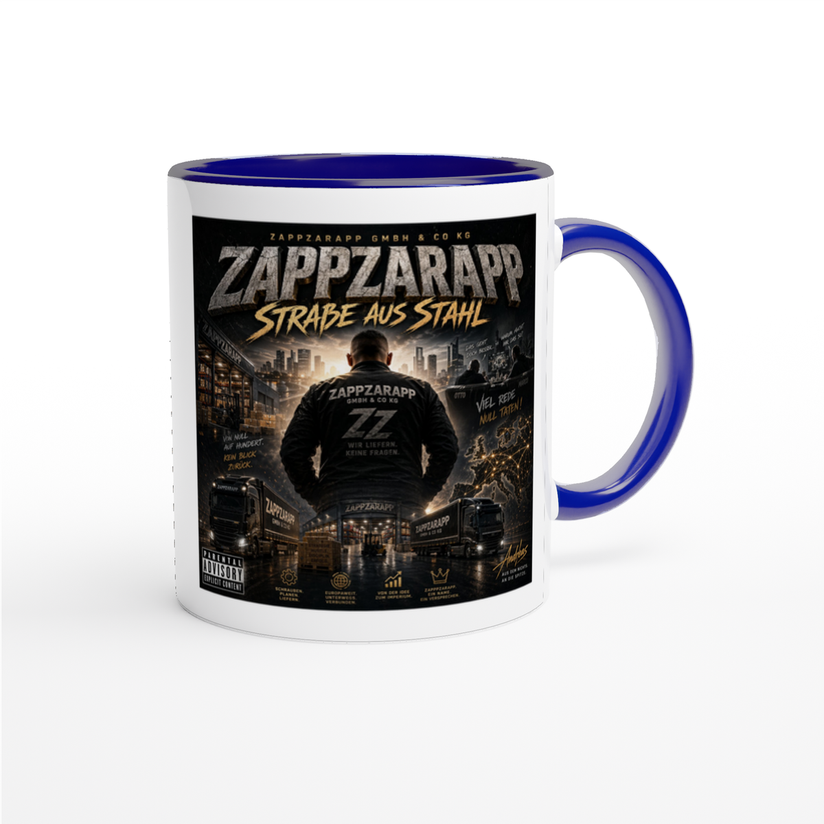 Zappzarapp – Straße aus Stahl - Ceramic Mug